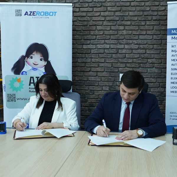AzeRobot Education ilə əməkdaşlıq memorandumu imzalandı.